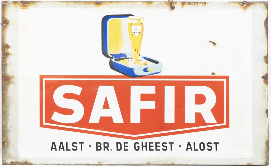 Emaillebord Safir Parking - Foto 1