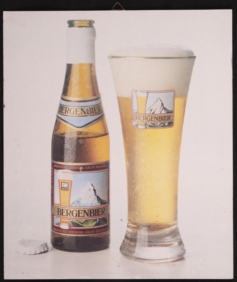 Kartonnen bord Bergenbier  - Foto 1