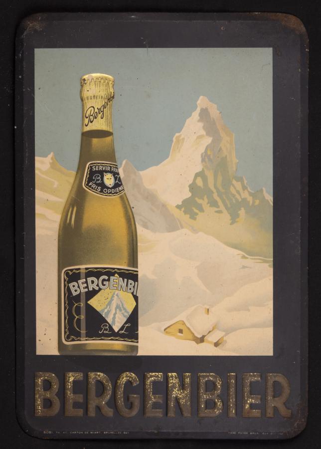 Blikken bord Bergenbier  - Foto 1