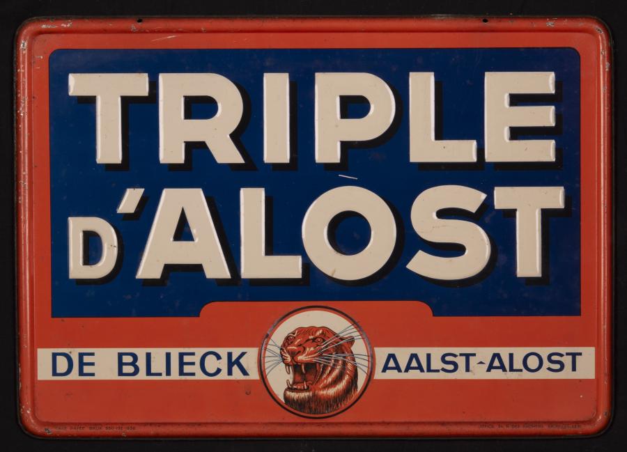 Blikken bord Triple D'Alost - Foto 1