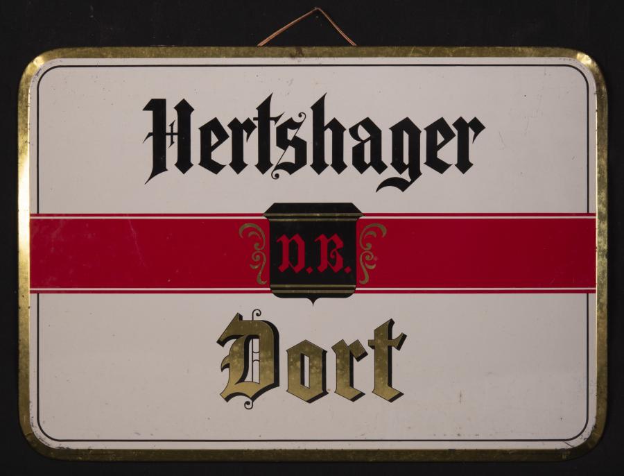 Blikken bord Hertshager Dort - Foto 1