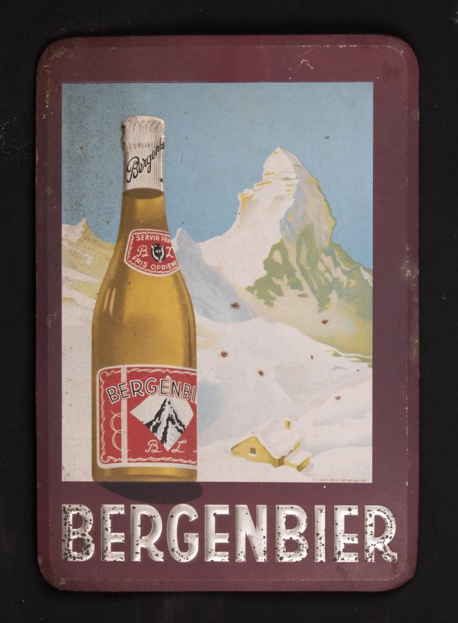 Blikken bord Bergenbier - Foto 1