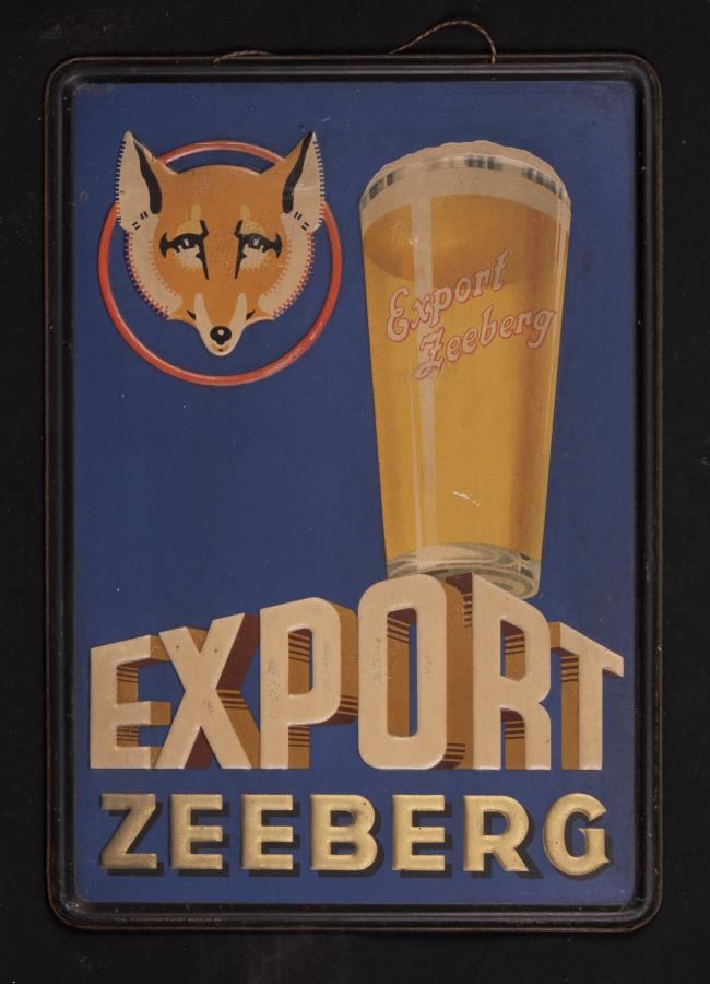Blikken bord Export Zeeberg  - Foto 1