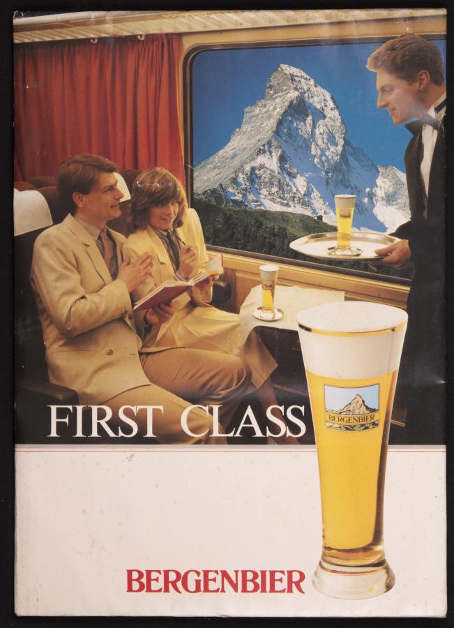 Kartonnen bord Bergenbier  - Foto 1