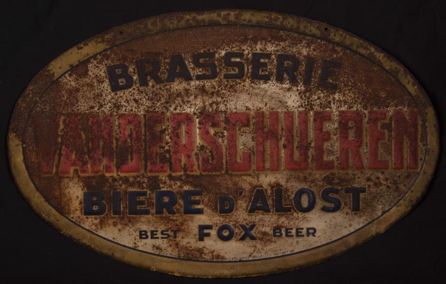 Blikken bord Best Fox Beer - Foto 1